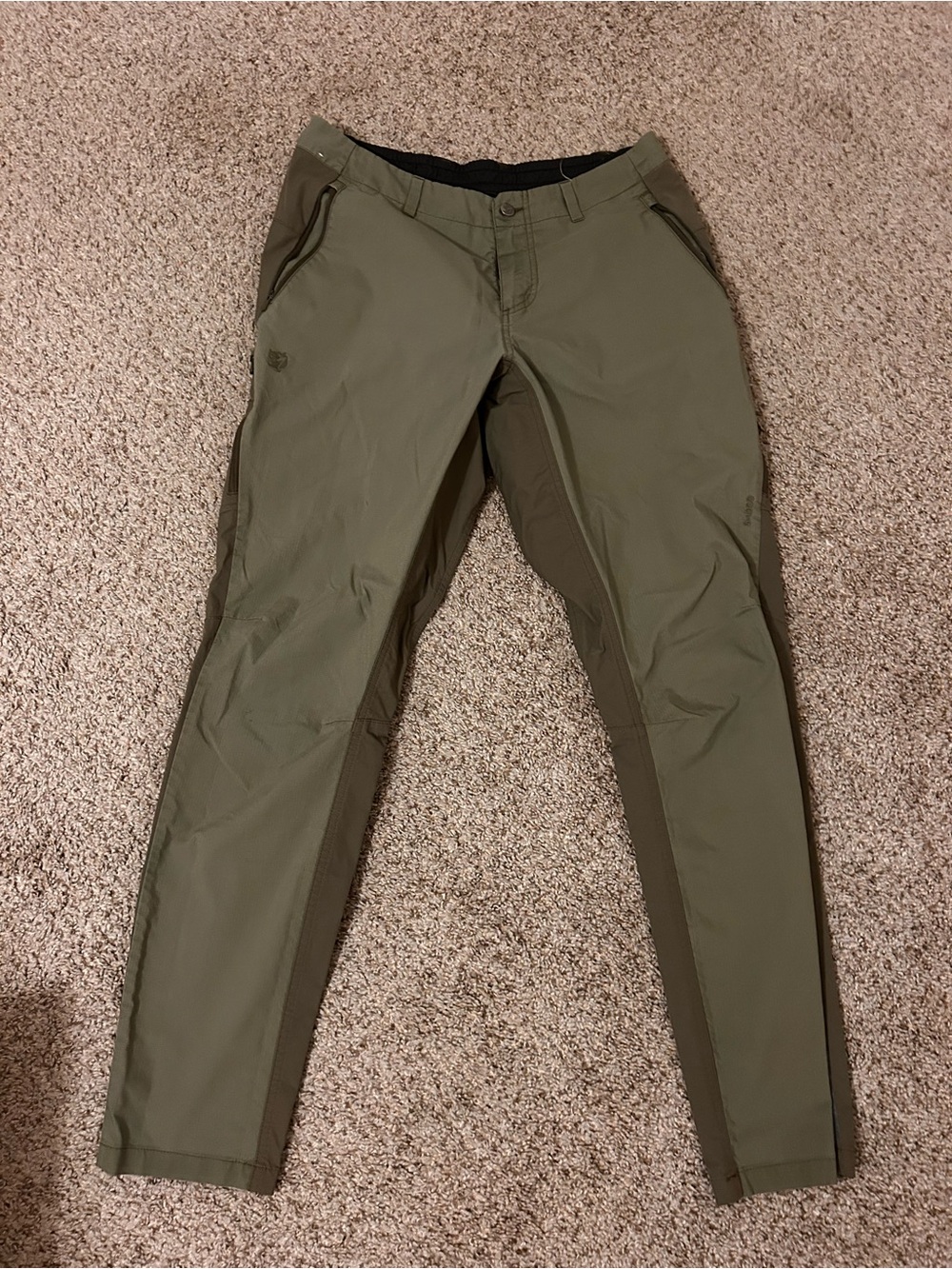 Fjallraven Men's Olive Green Performance Pants